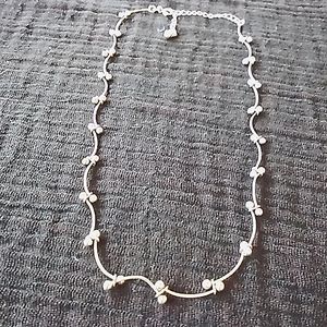 Sterling silver necklace.